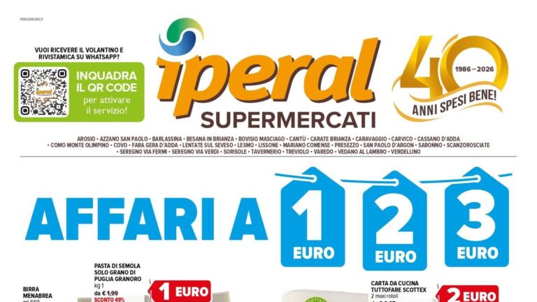 Volantino Iperal dal 20 maggio 2026