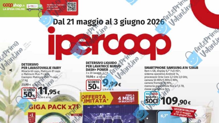 Volantino Ipercoop dal 21 maggio 2026