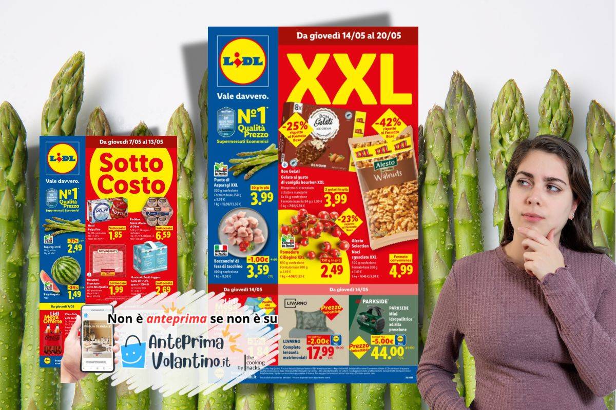 Volantino Lidl, il dettaglio sugli asparagi che può cambiare la tua spesa