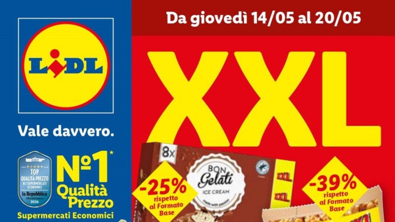Volantino Lidl dal 14 maggio 2026