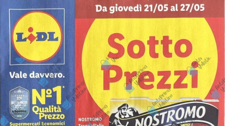 Volantino Lidl dal 21 maggio 2026