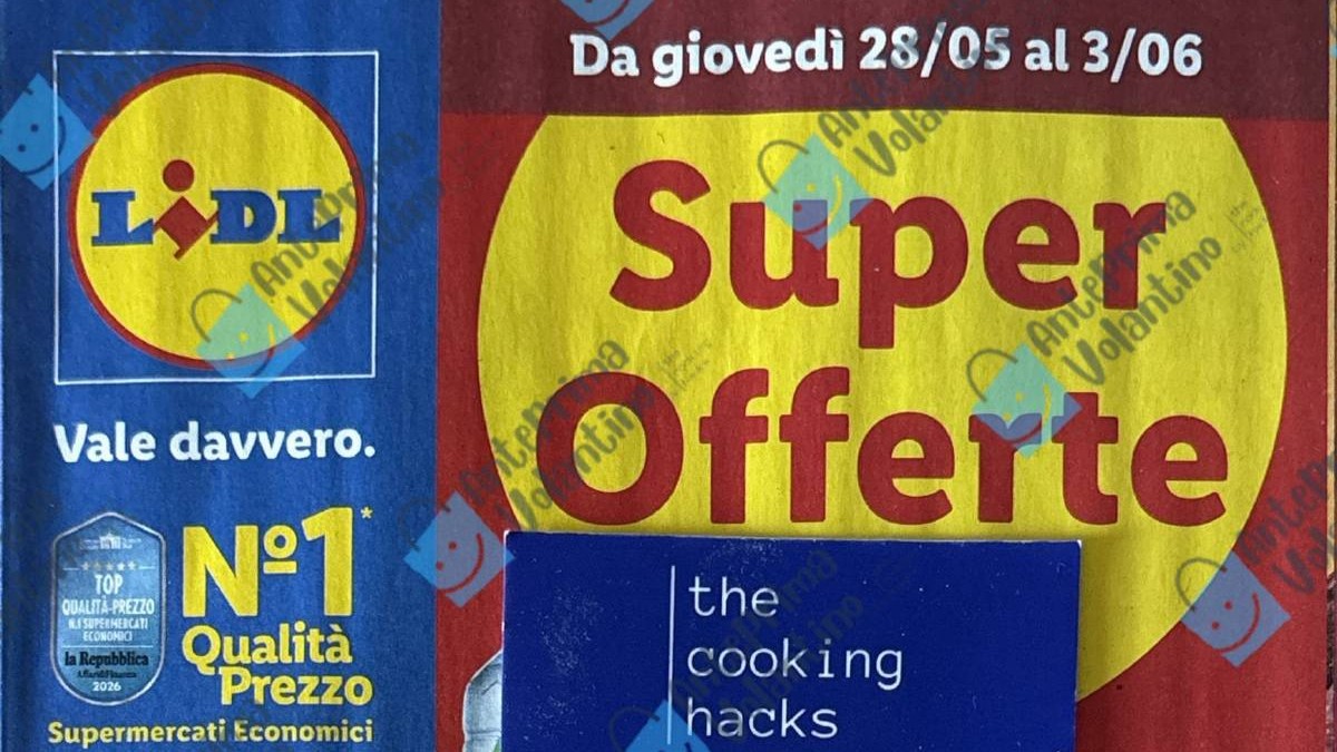 Volantino Lidl dal 28 maggio 2026