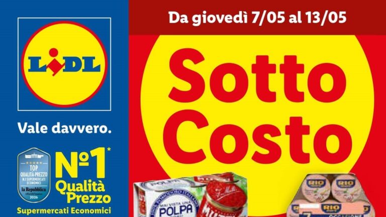 Volantino Lidl dal 7 maggio 2026