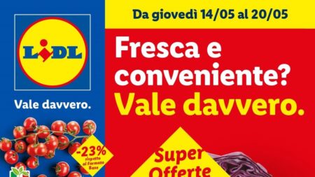 Volantino Lidl Frutta e Verdura dal 14 maggio 2026