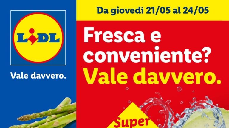 Volantino Lidl Frutta e Verdura dal 21 maggio 2026