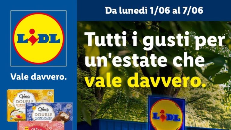 Volantino Lidl Gelati dal 1 giugno 2026