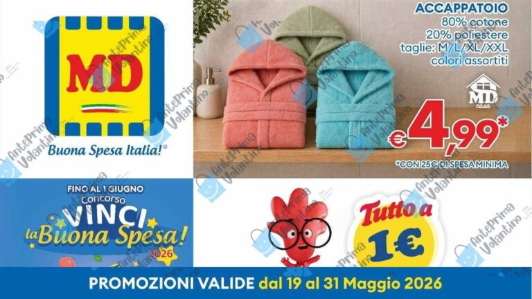 Volantino MD dal 19 maggio 2026