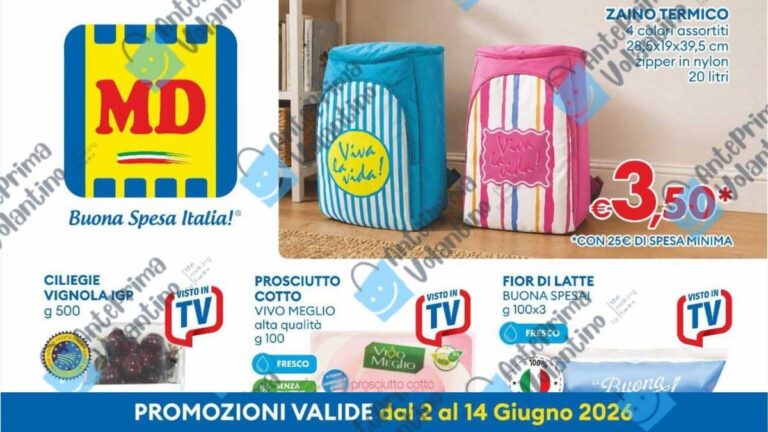 Volantino MD dal 2 giugno 2026