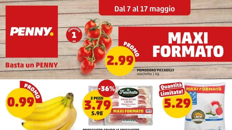 Volantino Penny dal 7 maggio 2026