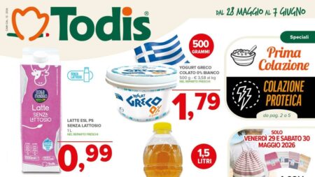 Volantino Todis dal 28 maggio 2026