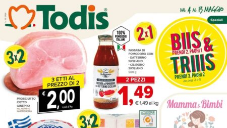 Volantino Todis dal 4 maggio 2026