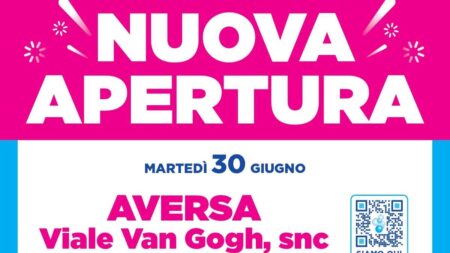 Volantino Acqua e Sapone Nuova apertura Aversa dal 30 giugno 2026