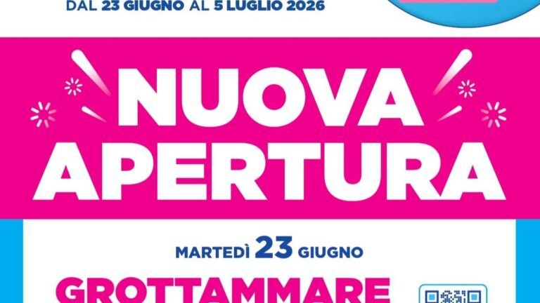 Volantino Acqua e Sapone Nuova Apertura Grottammare dal 23 giugno 2026