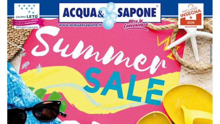 Volantino Acqua e Sapone Sicilia dal 29 giugno 2026