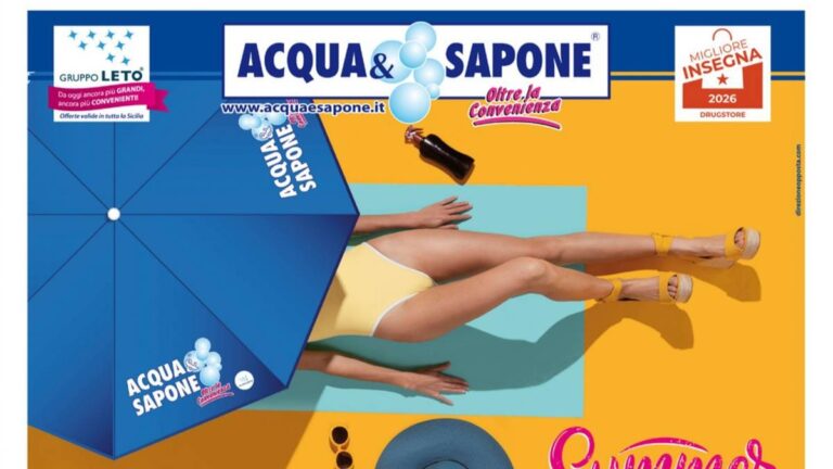 Volantino Acqua e Sapone Sicilia dal 1 giugno 2026