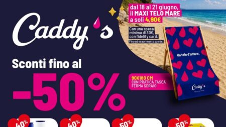 Volantino Caddy's dal 18 giugno 2026
