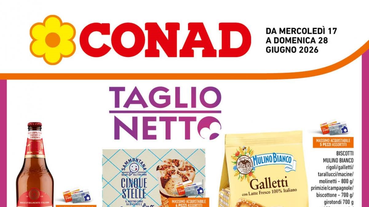 Volantino Conad Campania dal 17 giugno 2026