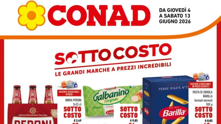 Volantino Conad Campania dal 4 giugno 2026