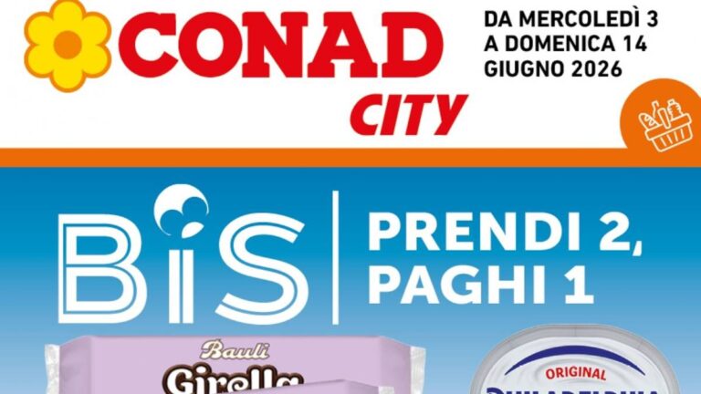 Volantino Conad City Campania dal 3 giugno 2026