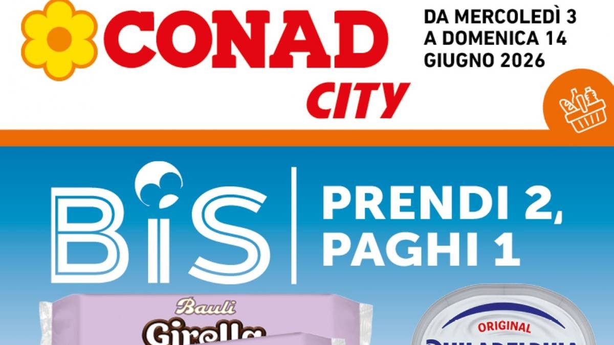 Volantino Conad City Campania dal 3 giugno 2026