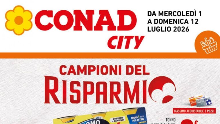 Volantino Conad City Lazio dal 1 luglio 2026