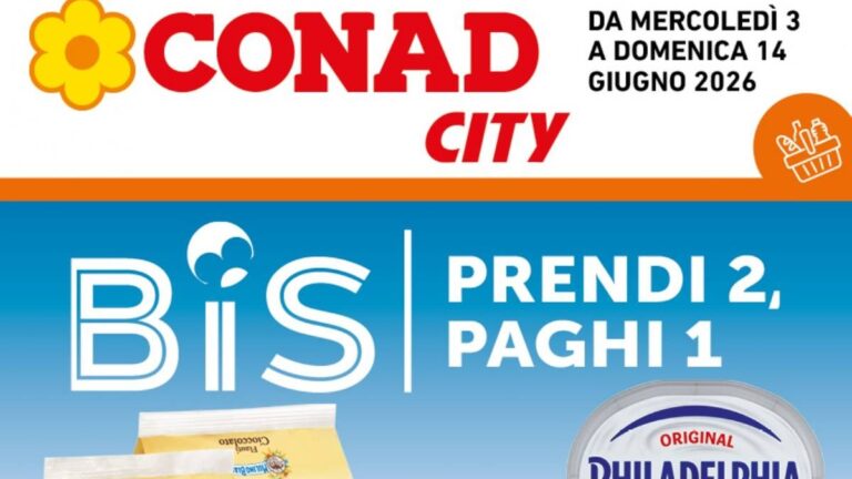 Volantino Conad City Lazio dal 3 giugno 2026