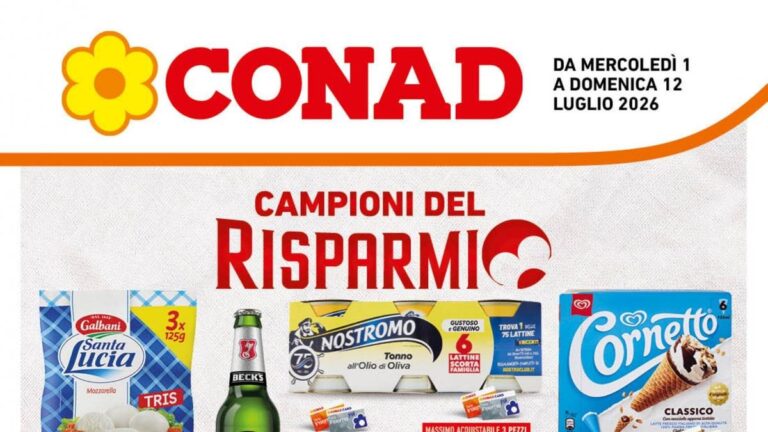 Volantino Conad Lazio dal 1 luglio 2026