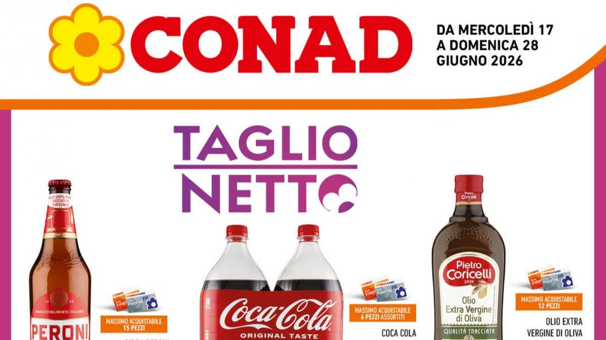Volantino Conad Lazio dal 17 giugno 2026