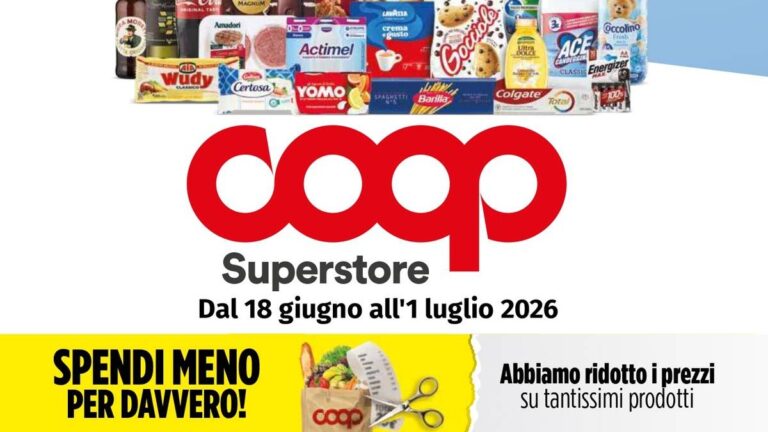 Volantino Coop dal 18 giugno 2026