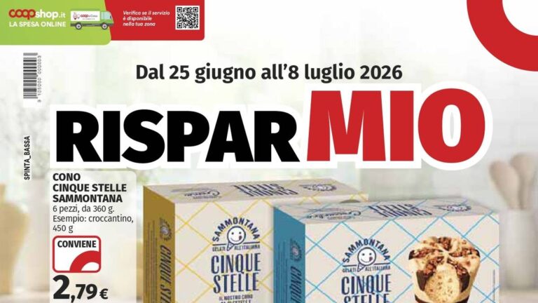 Volantin Coop dal 23 giugno 2026