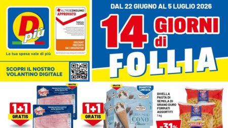 Volantino DPiù dal 22 giugno 2026