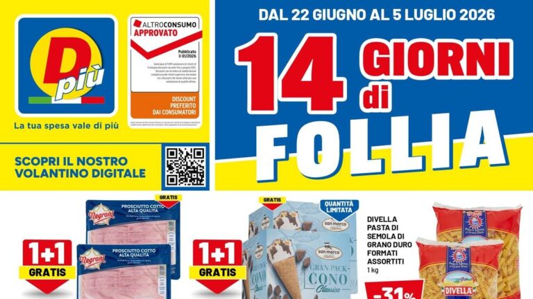 Volantino DPiù dal 22 giugno 2026