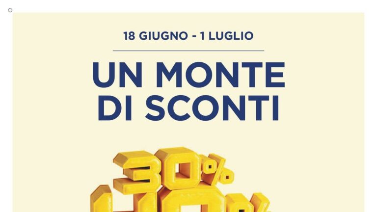 Nuovo Volantino Esselunga dal 18 giugno 2026