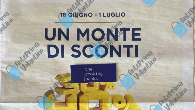Volantino Esselunga dal 18 giugno 2026