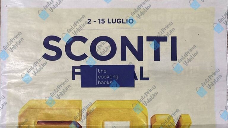 Volantino Esselunga dal 2 luglio 2026