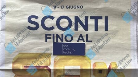 Volantino Esselunga dal 8 giugno 2026