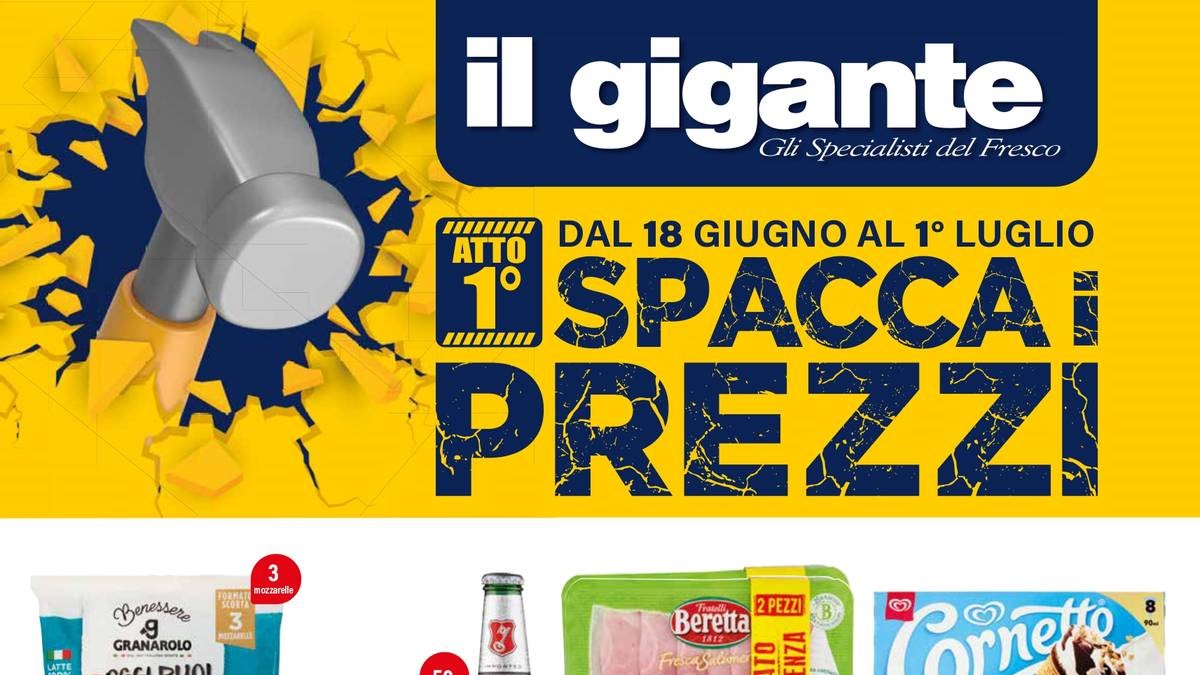 Volantino Il Gigante dal 18 giugno 2026