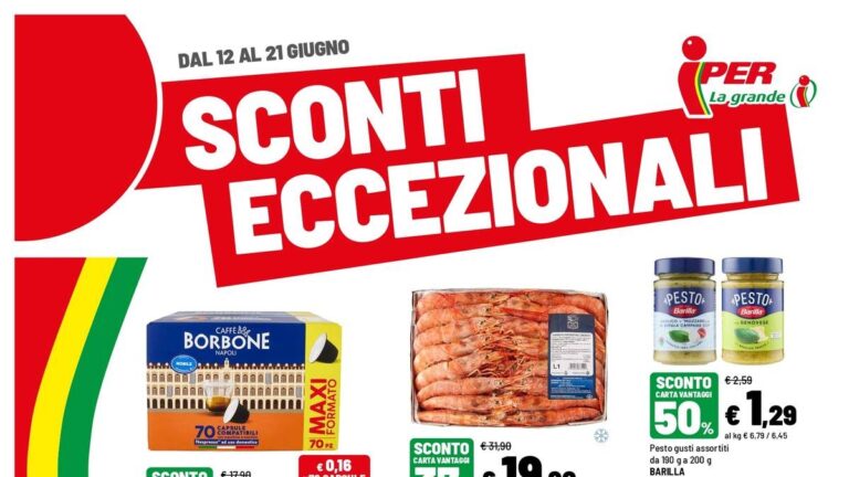 Volantino Iper La Grande I dal 12 giugno 2026