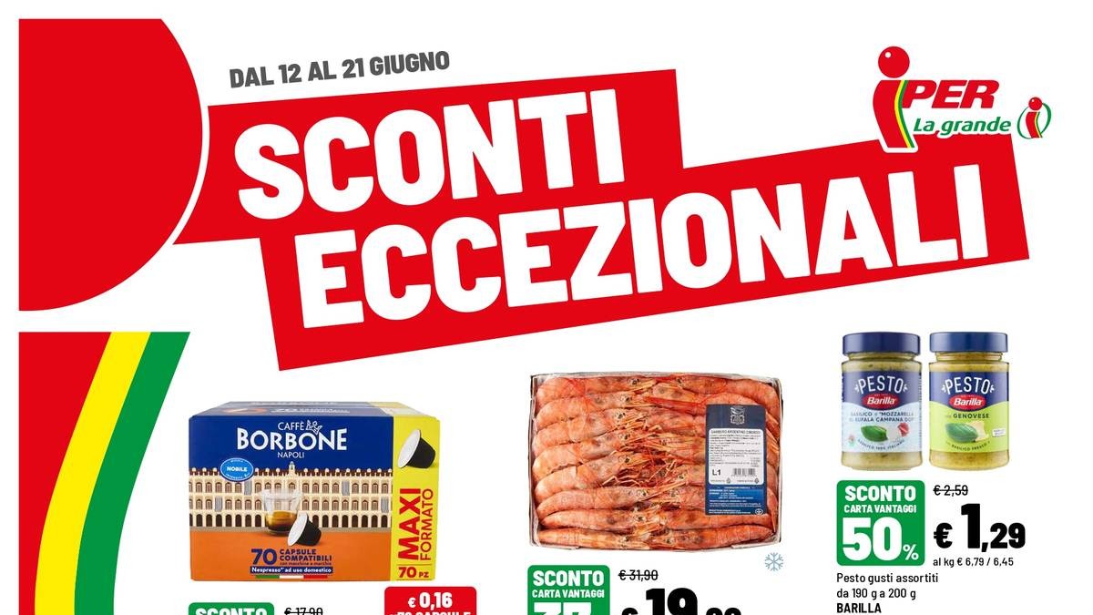 Volantino Iper La Grande I dal 12 giugno 2026