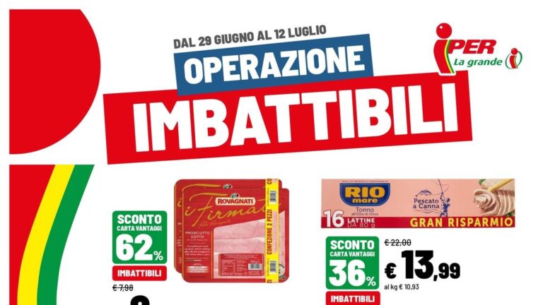 Volantino Iper La Grande I dal 29 giugno 2026