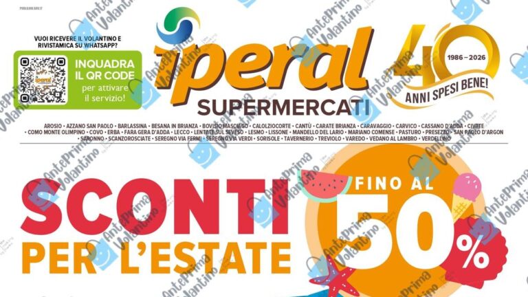 Volantino Iperal dal 4 giugno 2026