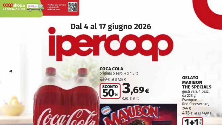 Volantino Ipercoop dal 4 giugno 2026