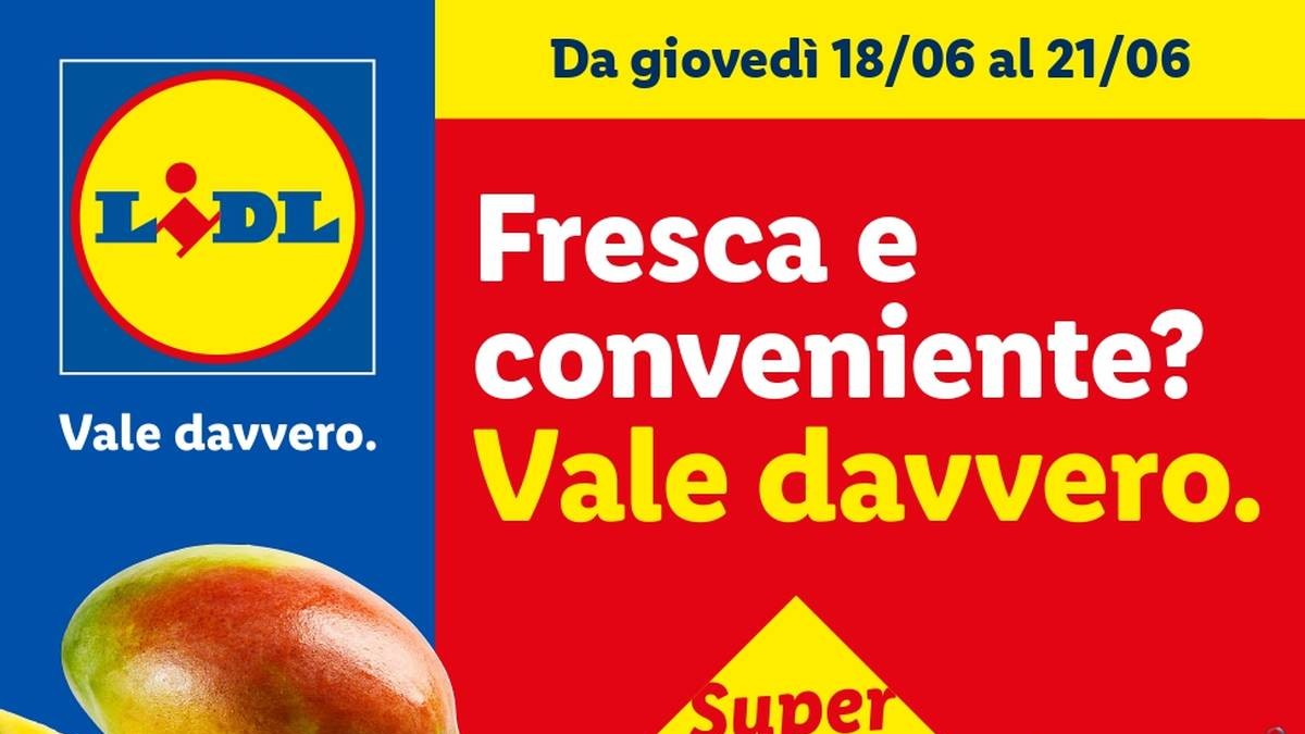 Volantino Lidl Frutta e Verdura dal 18 giugno 2026