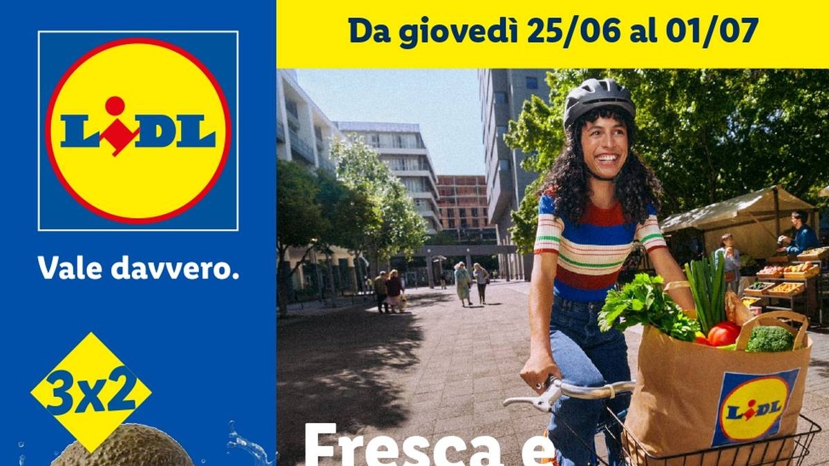 Volantino Lidl Frutta e Verdura dal 25 giugno 2026