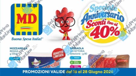 Volantino MD dal 16 giugno 2026