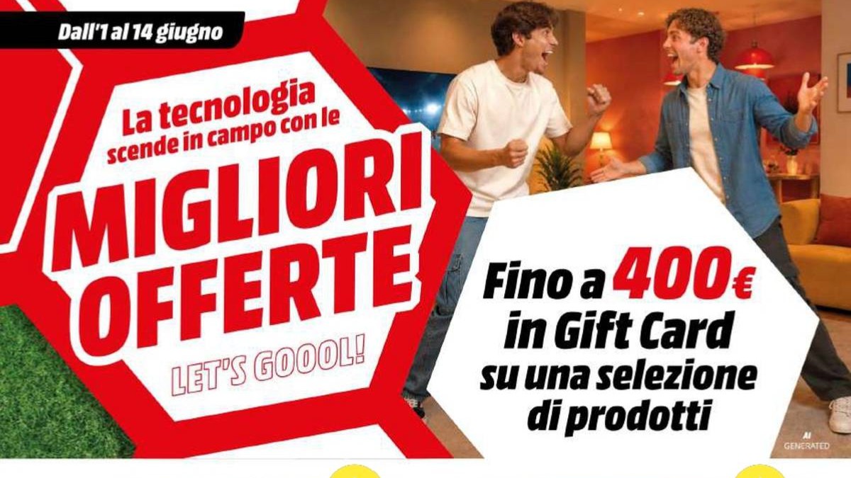 Volantino Mediaworld dal 1 giugno 2026