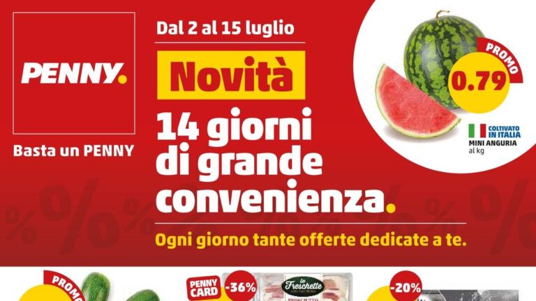 Volantino Penny dal 2 luglio 2026