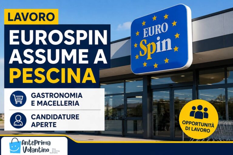 Nuova apertura Eurospin a Pescina, al via le assunzioni per gastronomi e macellai