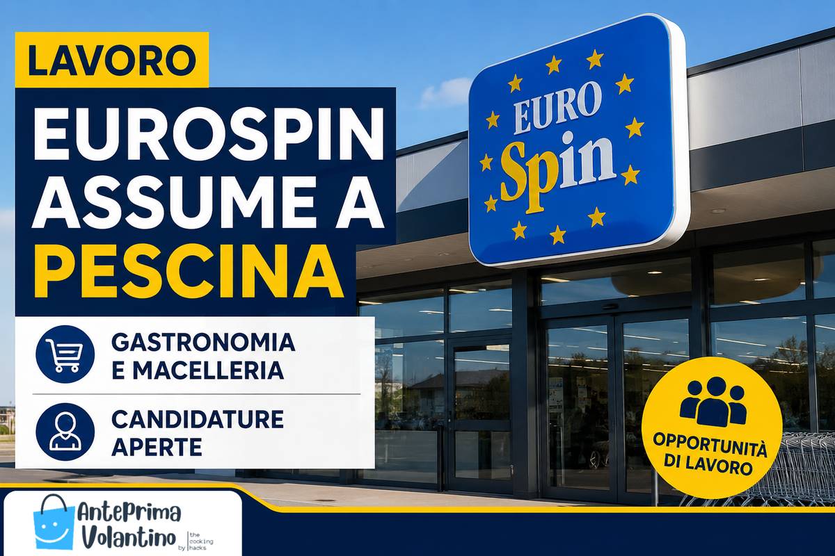 Nuova apertura Eurospin a Pescina, al via le assunzioni per gastronomi e macellai