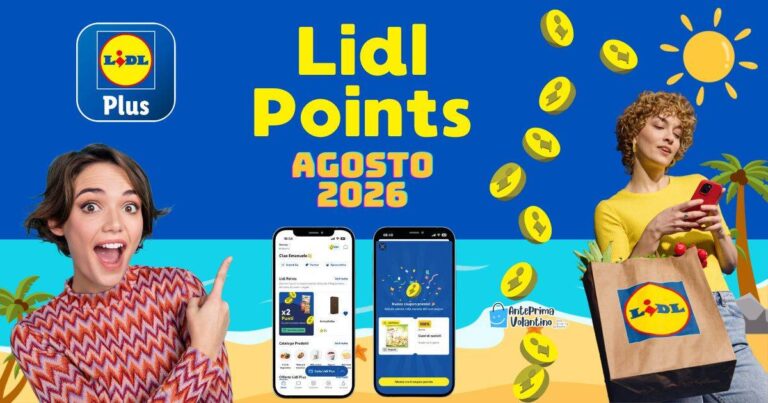 Lidl Points premi agosto 2026